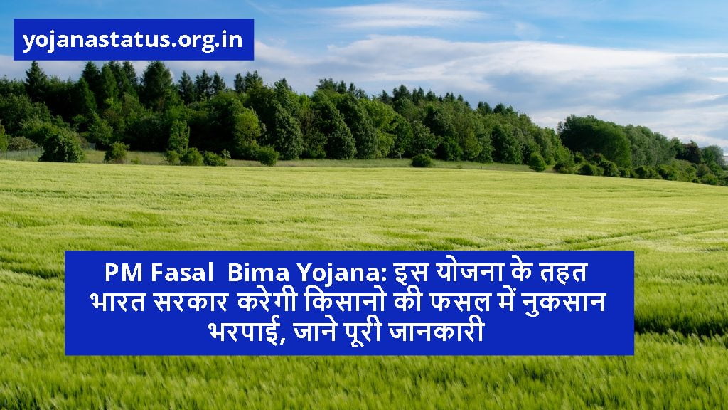 PM Fasal  Bima Yojana: इस योजना के तहत भारत सरकार करेगी किसानो की फसल में नुकसान भरपाई, जाने पूरी जानकारी 