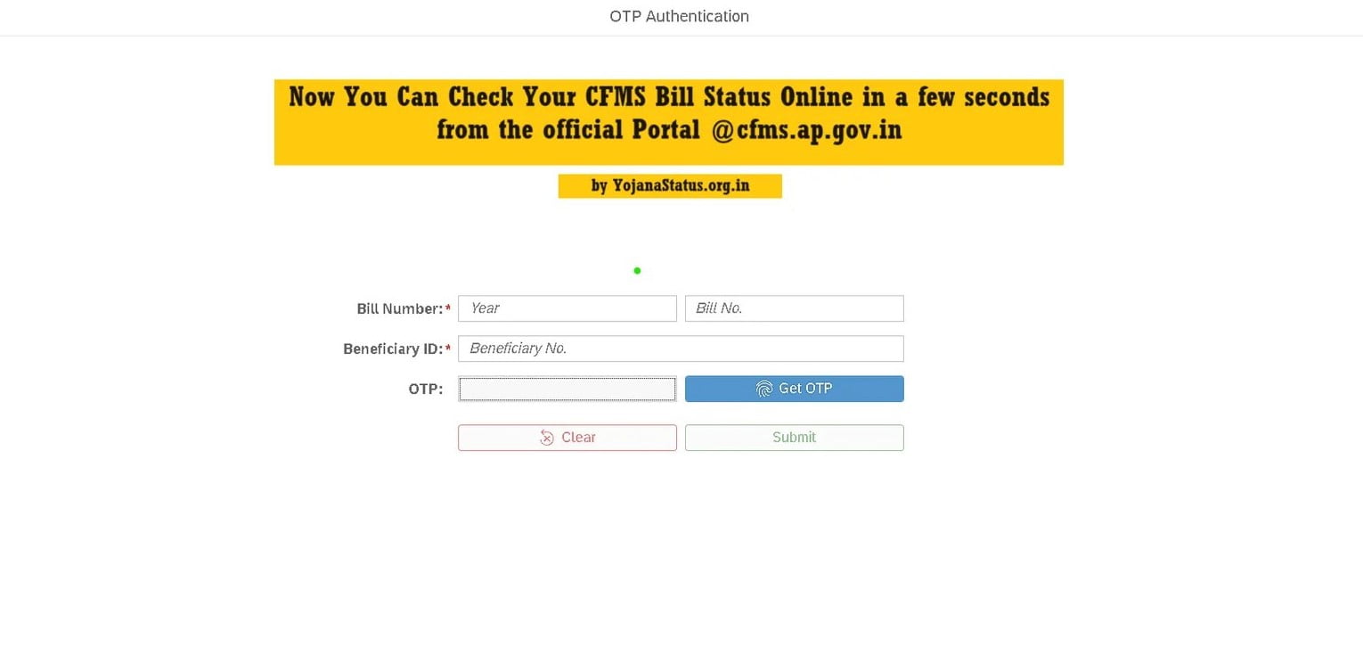 CFMS Bihar Payment Status