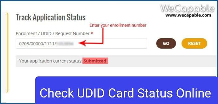 UDID Card Status